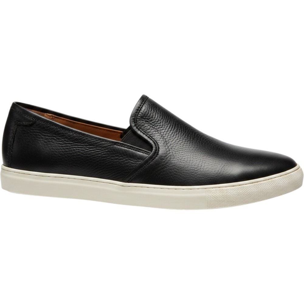 Frye Ivy Slip On Shoes Womens 9 Black Leather Sneakers 3470043-BLK
